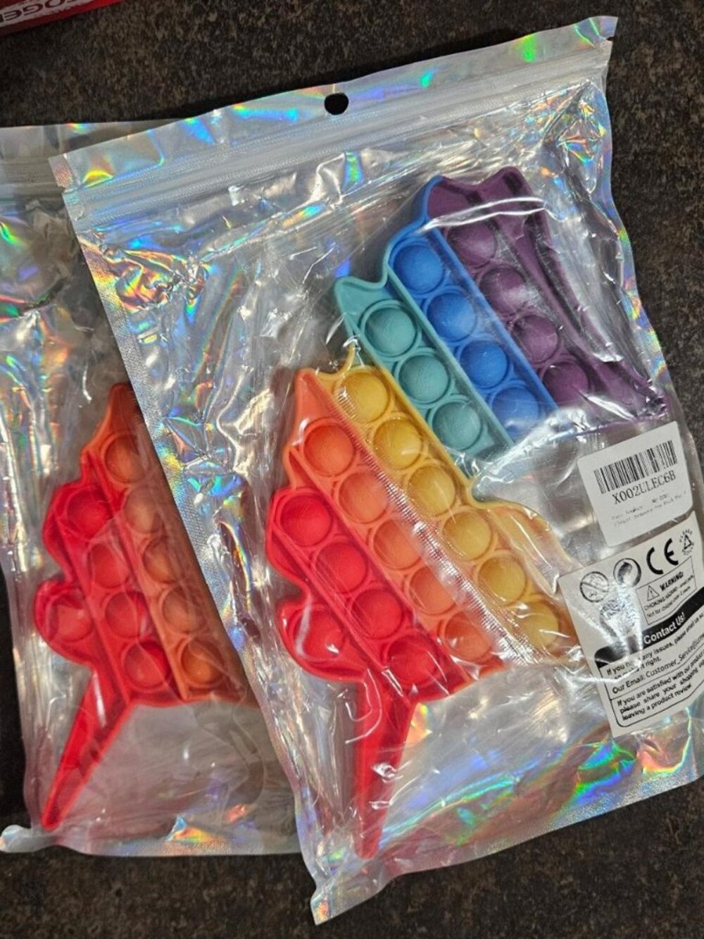 Unicorn Rainbow Pop Unicorn Sensory Fidget Toy - Multi-Color Two For One
